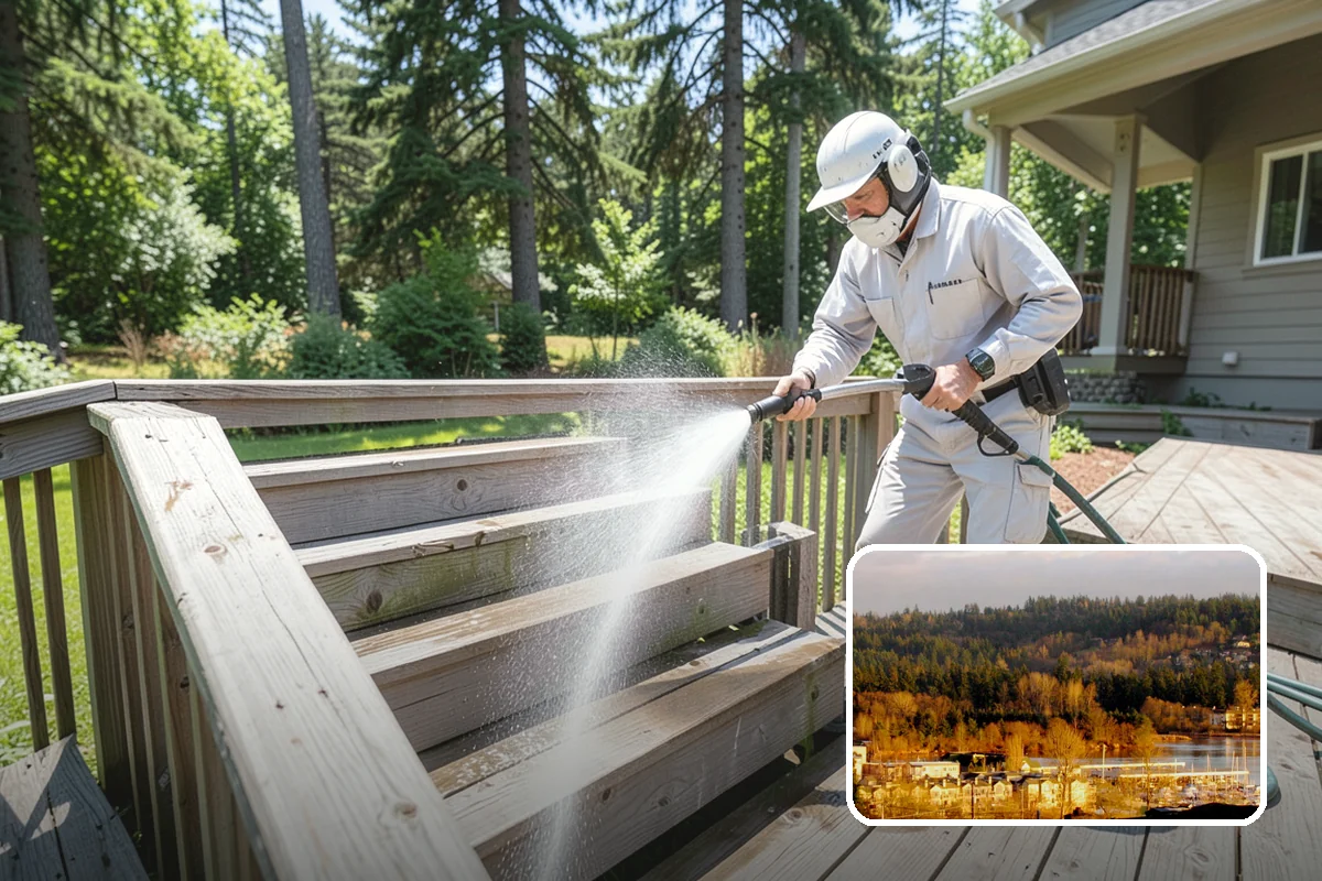 Driveway Gum Removal in Kenmore, King County, WA - Removes hardened gum without leaving residue