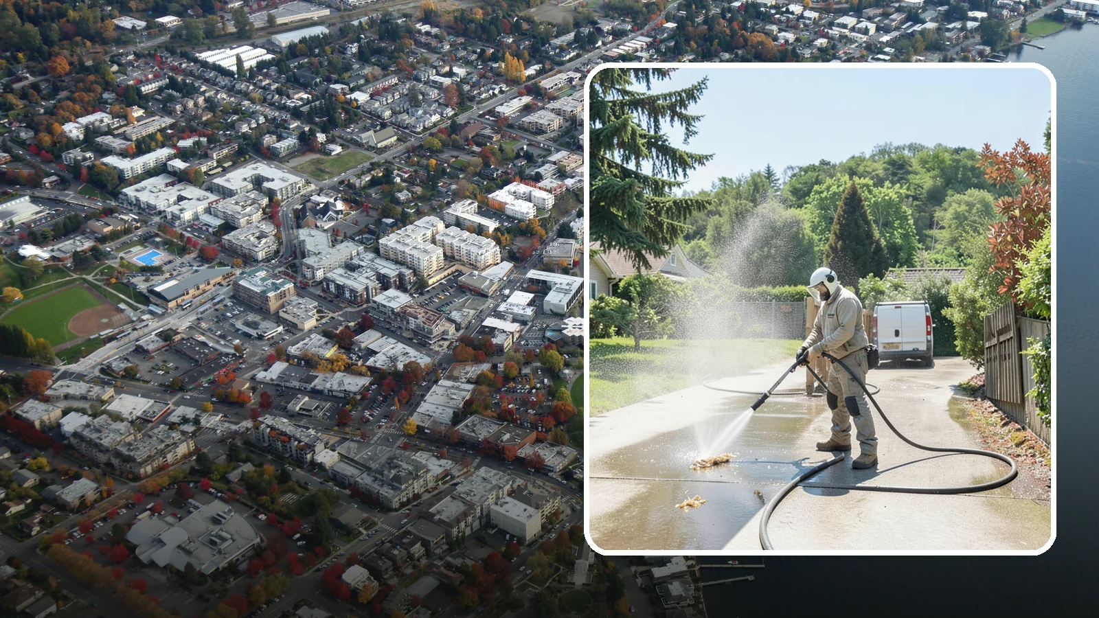 Driveway Gum Removal in Kirkland, King County, WA - Removal of stuck-on gum that hardens onto driveways and entry areas in high-foot-traffic spots.