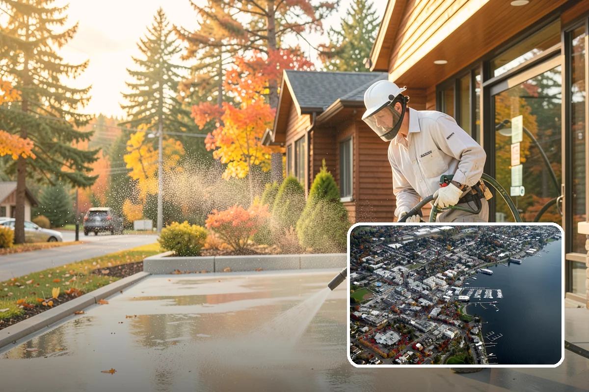 Driveway Gum Removal in Kirkland, King County, WA - Removes hardened gum without leaving residue