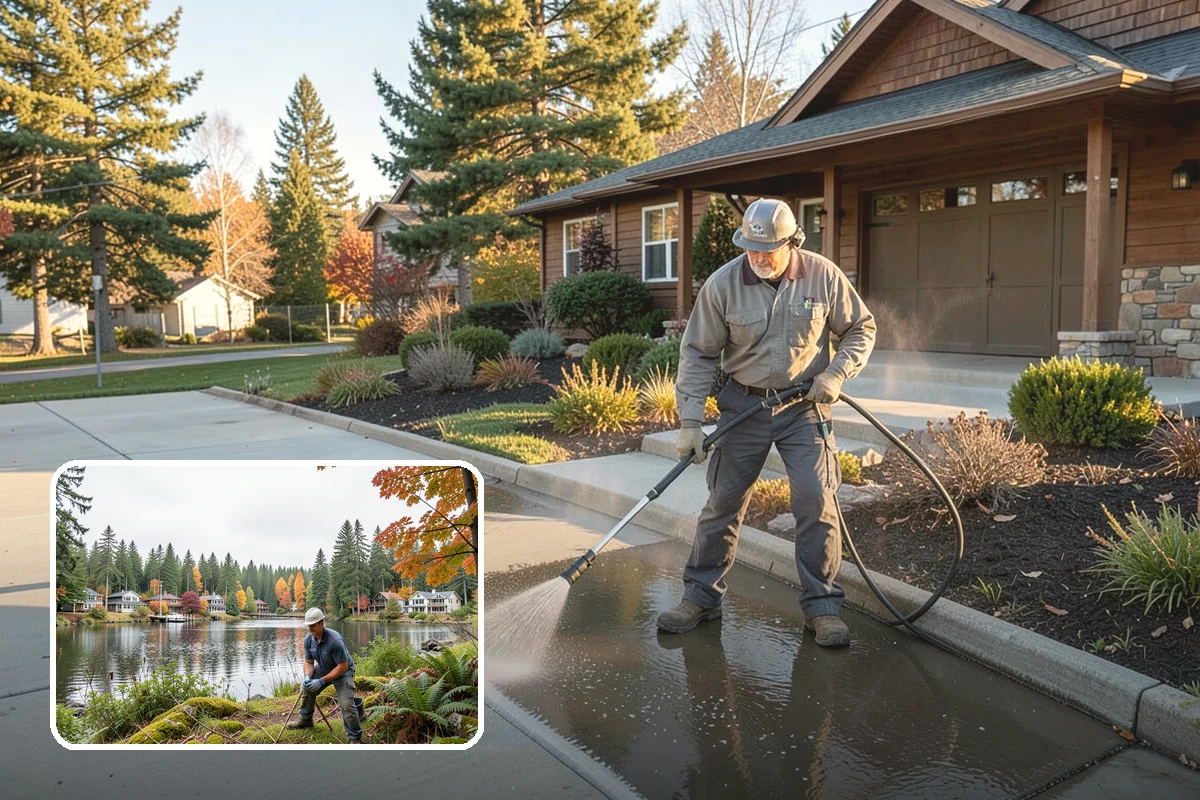 Driveway Gum Removal in La Conner, Skagit County, WA - Removes hardened gum without leaving residue