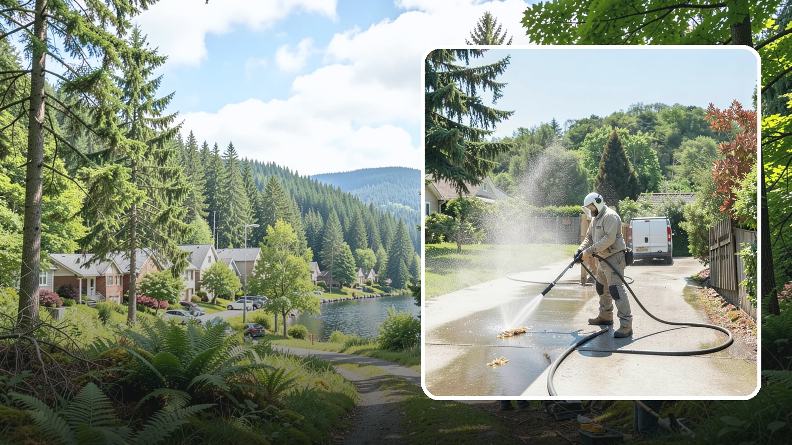 Driveway Gum Removal in Lake Forest Park, King County, WA - Removal of stuck-on gum that hardens onto driveways and entry areas in high-foot-traffic spots.