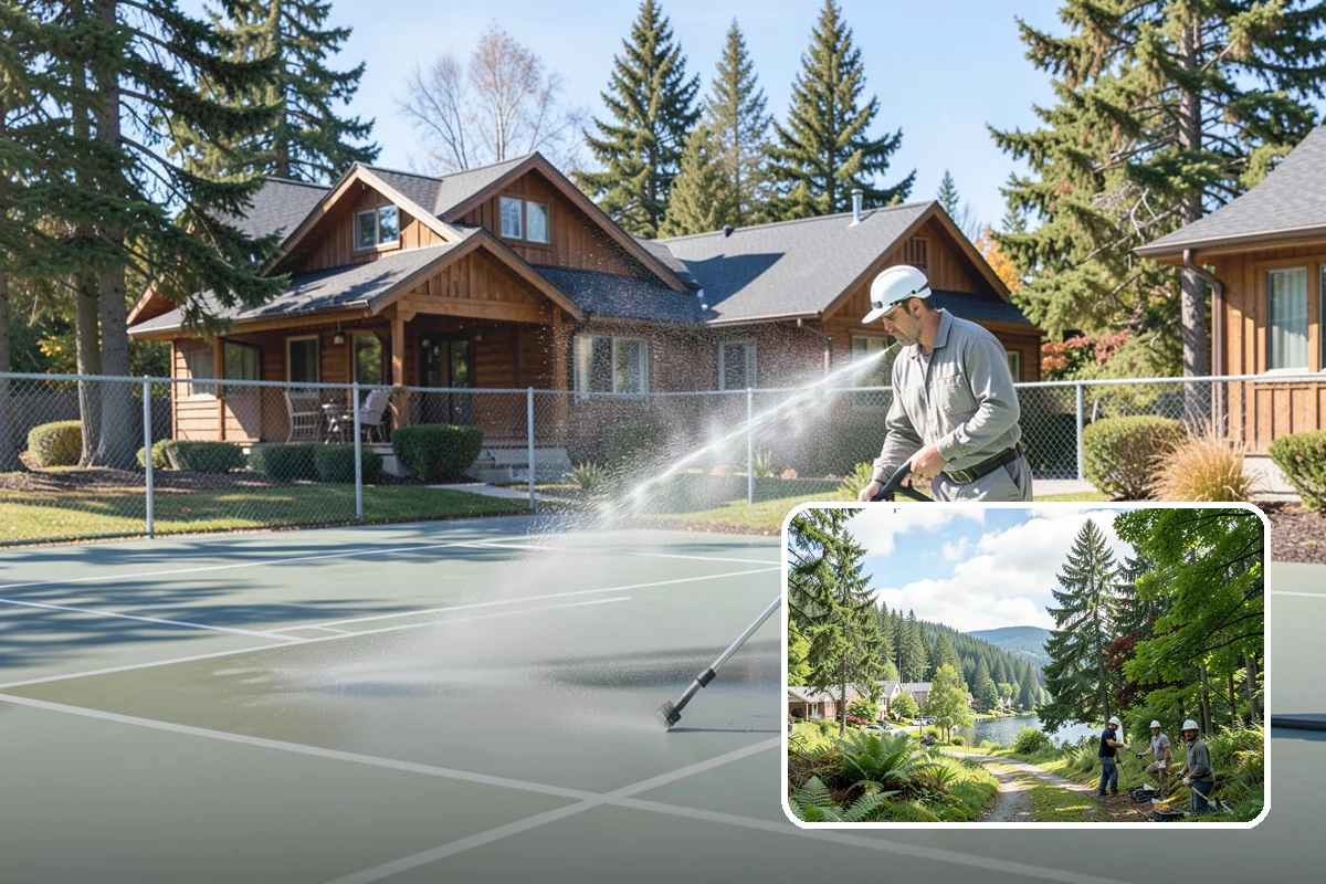 Driveway Gum Removal in Lake Forest Park, King County, WA - Removes hardened gum without leaving residue