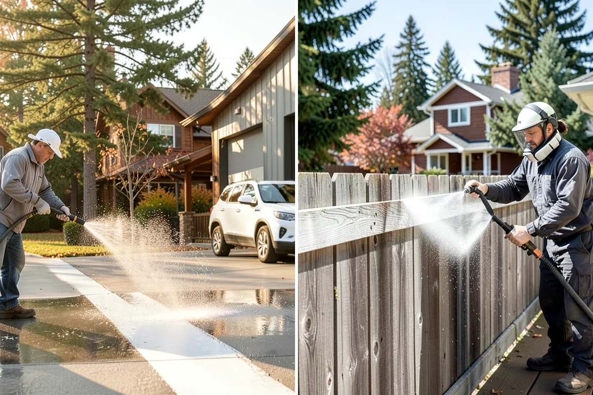 Driveway Gum Removal in Lake Forest Park, King County, WA - Locate and count the gum deposits