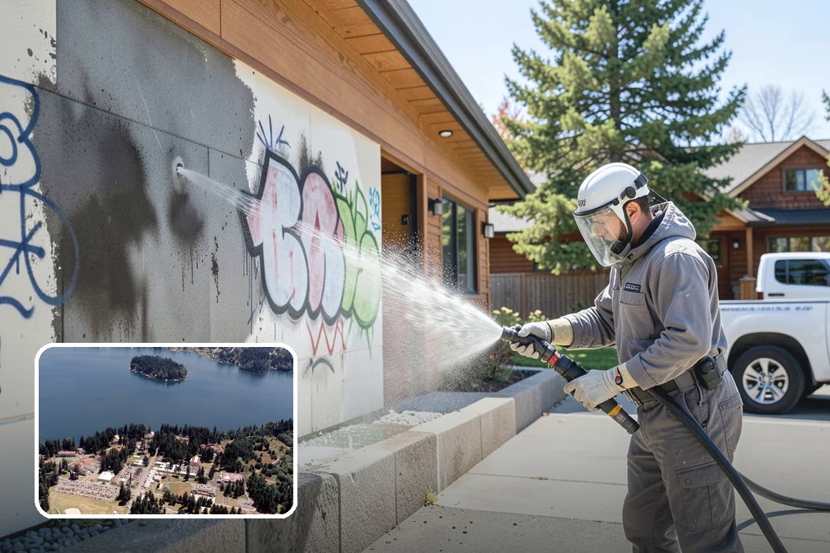Driveway Gum Removal in Lakewood, Pierce County, WA - Removes hardened gum without leaving residue