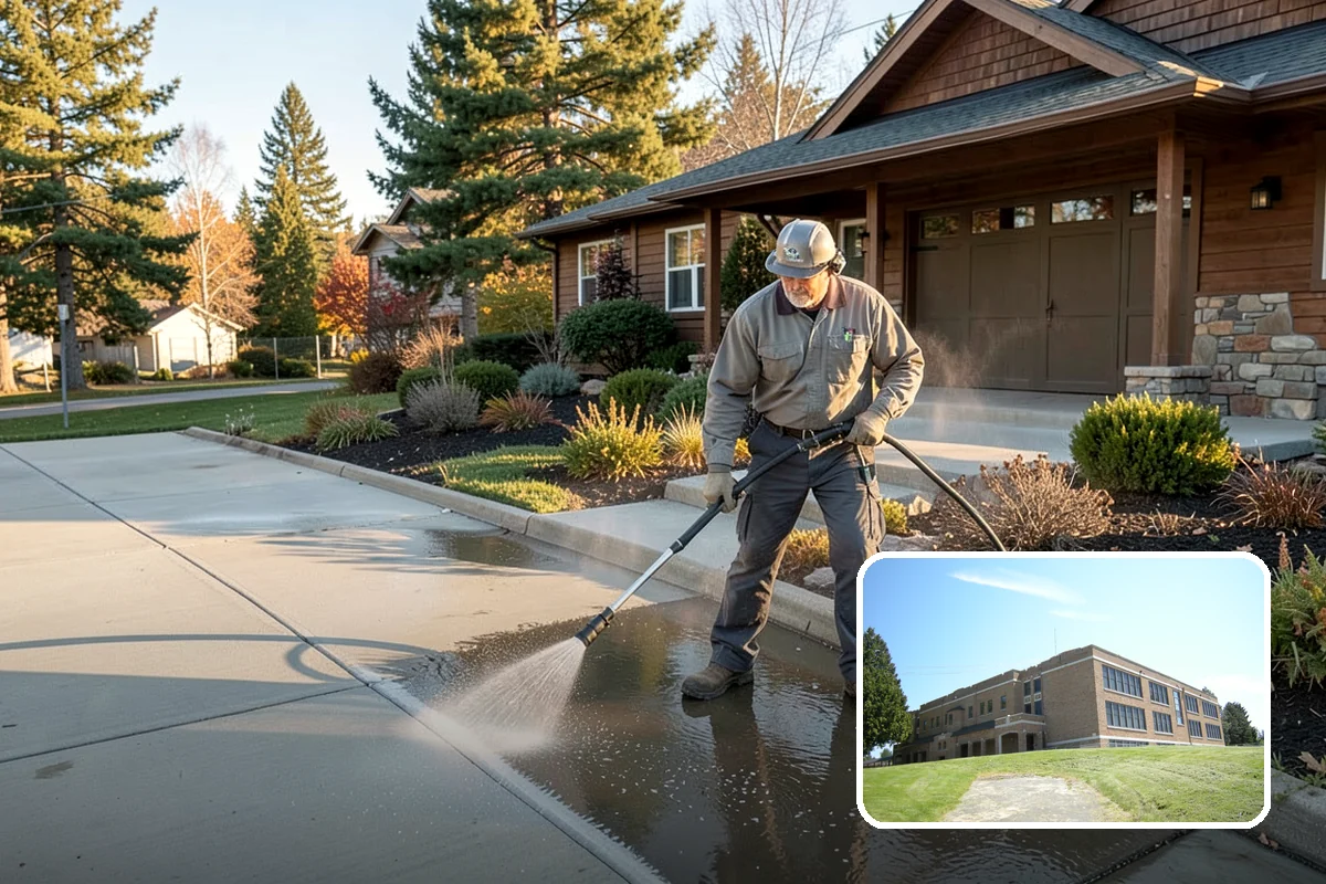 Driveway Gum Removal in Maple Valley, King County, WA - Removes hardened gum without leaving residue
