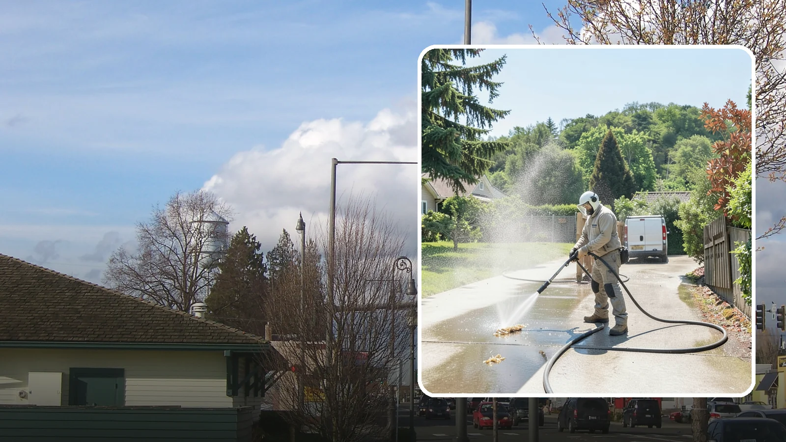 Driveway Gum Removal in Marysville, Snohomish County, WA - Removal of stuck-on gum that hardens onto driveways and entry areas in high-foot-traffic spots.