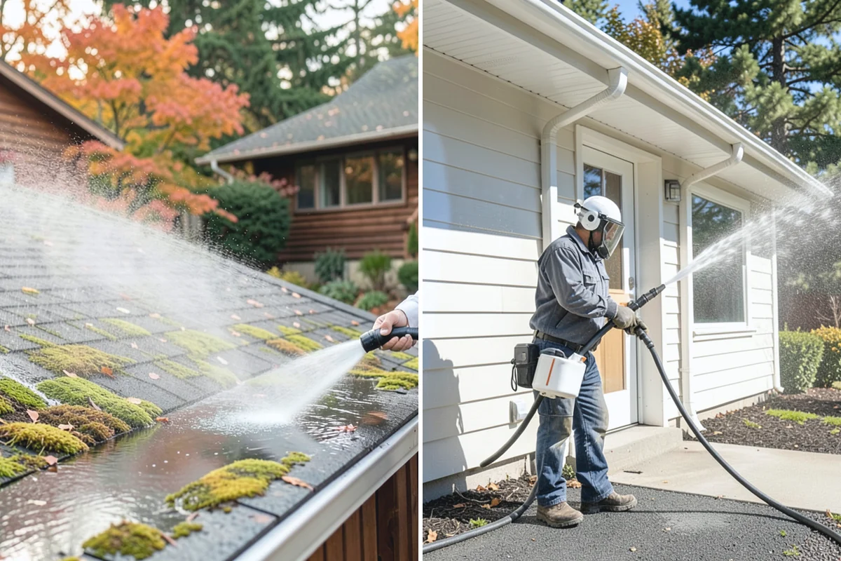 Driveway Gum Removal in Medina, King County, WA - Locate and count the gum deposits