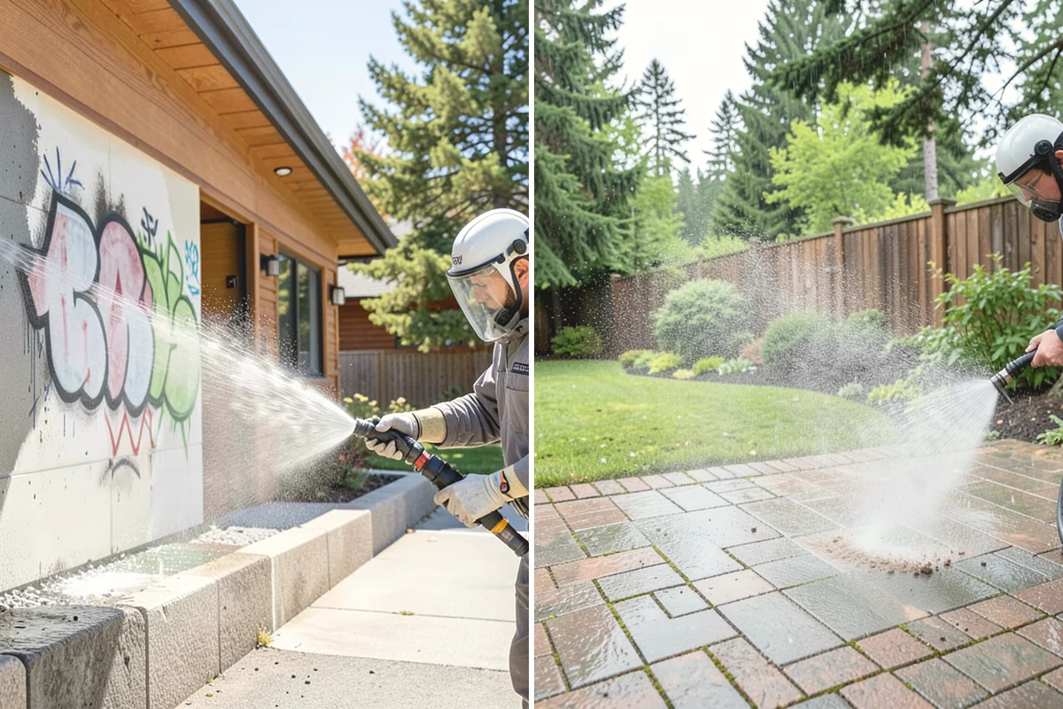 Driveway Gum Removal in Mercer Island, King County, WA - Locate and count the gum deposits