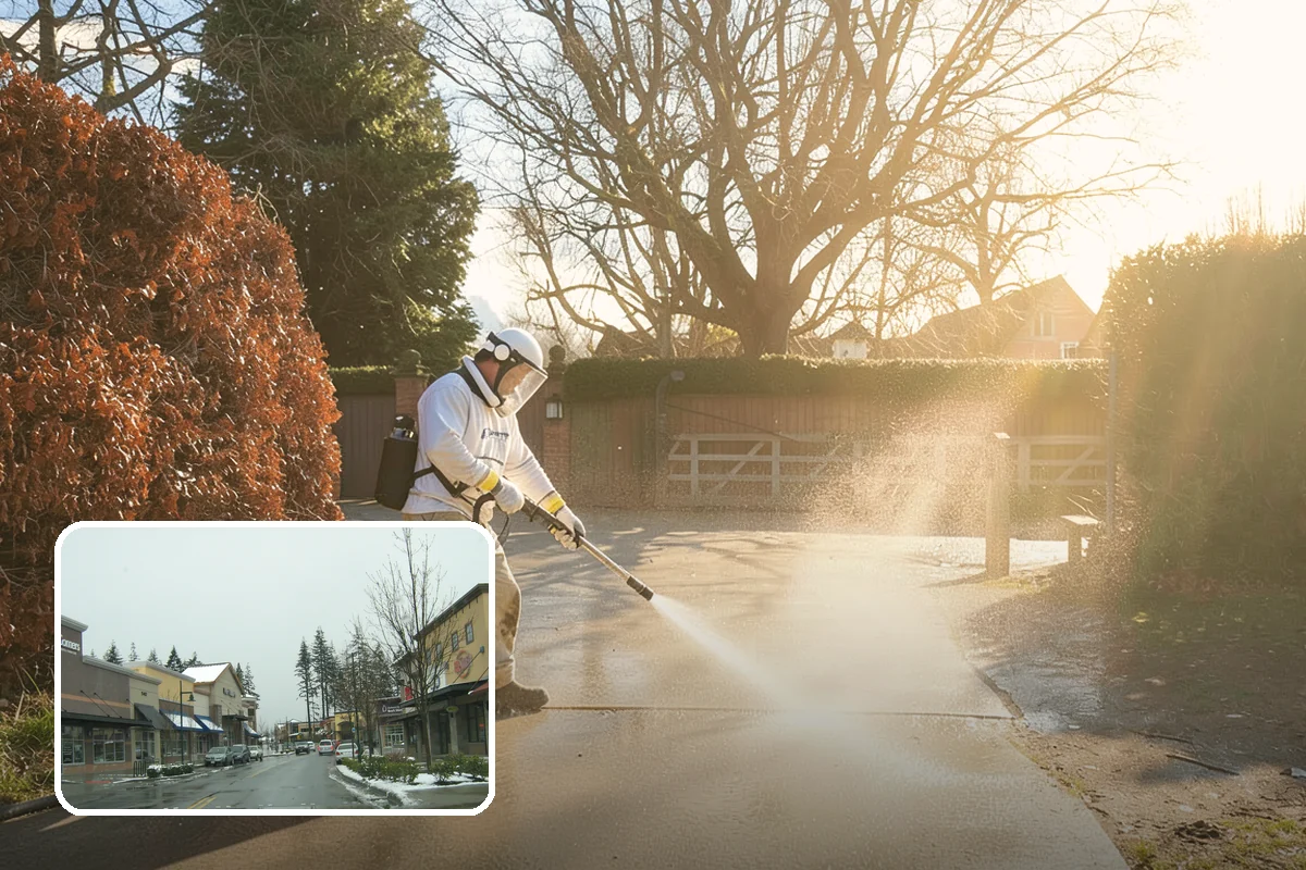 Driveway Gum Removal in Mill Creek, Snohomish County, WA - Removes hardened gum without leaving residue
