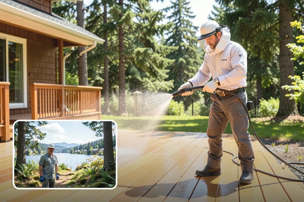Driveway Gum Removal in Milton, King County, WA - Removes hardened gum without leaving residue