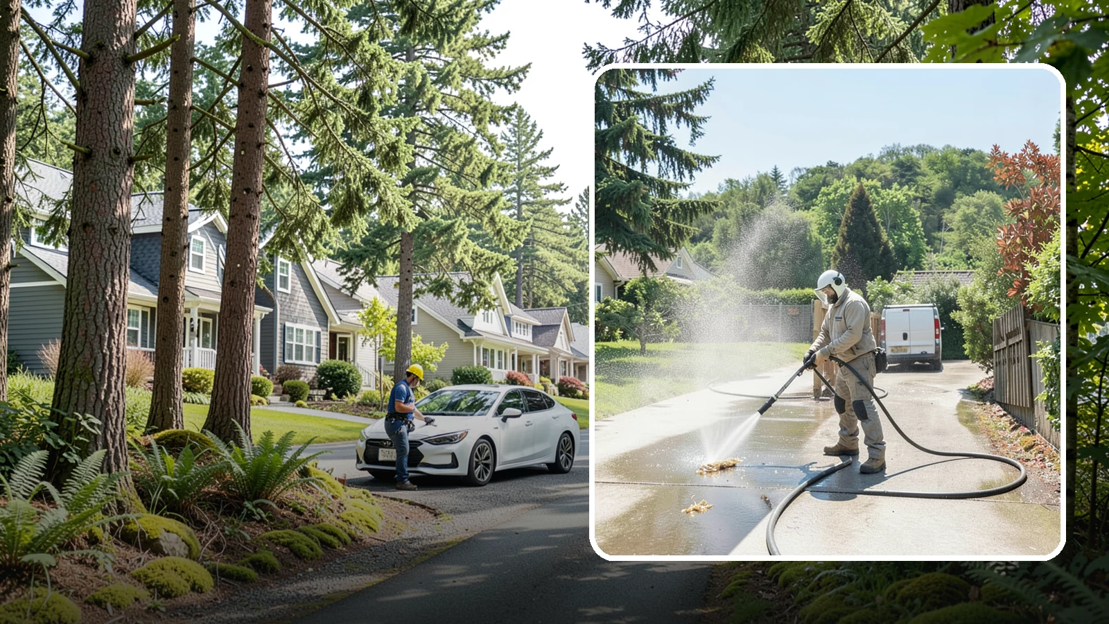 Driveway Gum Removal in Normandy Park, King County, WA - Removal of stuck-on gum that hardens onto driveways and entry areas in high-foot-traffic spots.