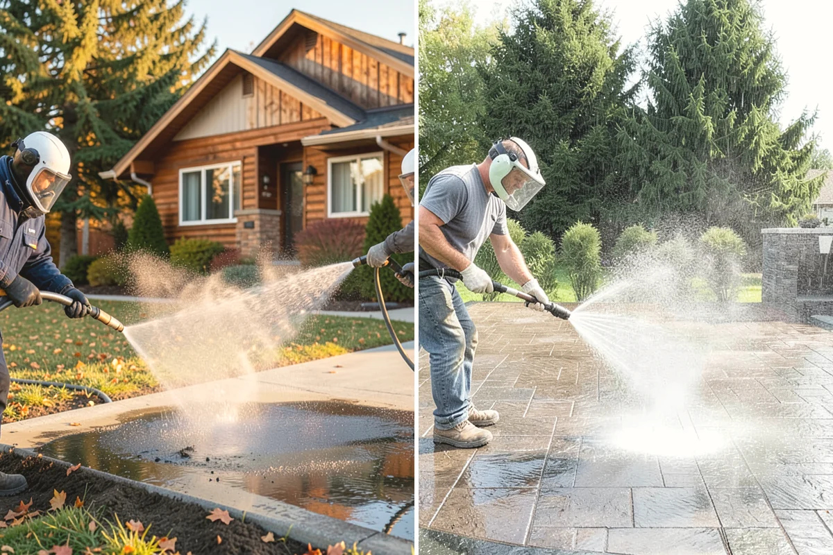 Driveway Gum Removal in Oak Harbor, Island County, WA - Locate and count the gum deposits
