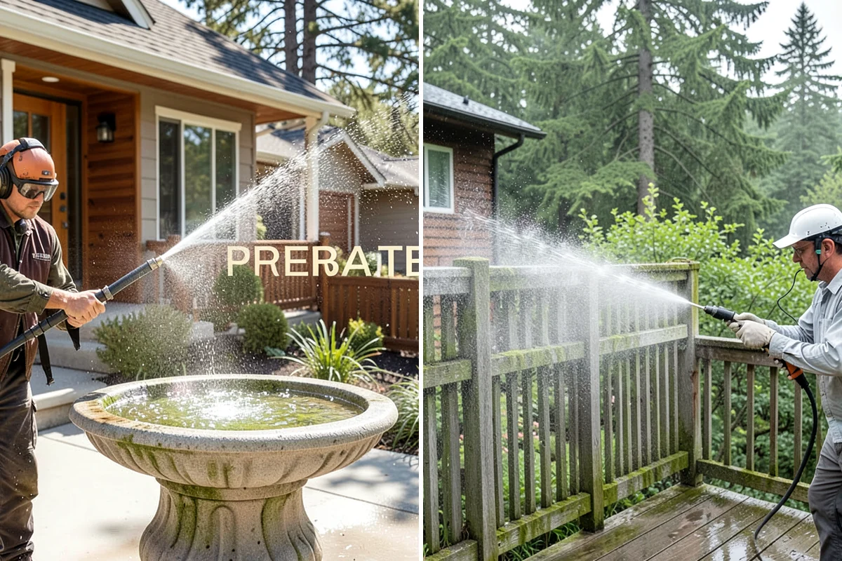 Driveway Gum Removal in Pacific, King County, WA - Locate and count the gum deposits