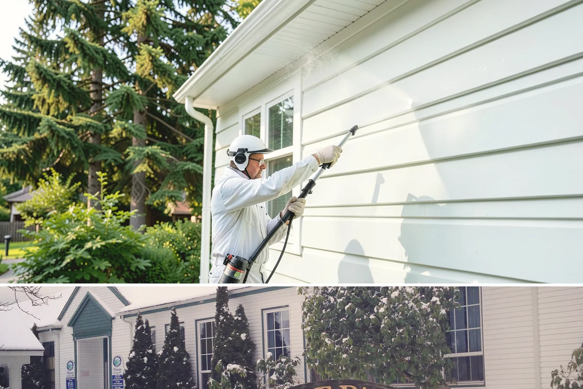 Driveway Gum Removal in Pacific, King County, WA - Any dry day works, though warmer conditions soften gum and speed removal.