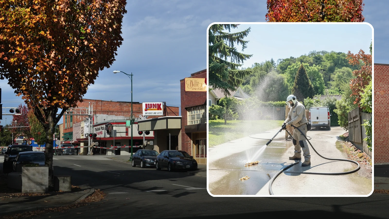 Driveway Gum Removal in Puyallup, Pierce County, WA - Removal of stuck-on gum that hardens onto driveways and entry areas in high-foot-traffic spots.
