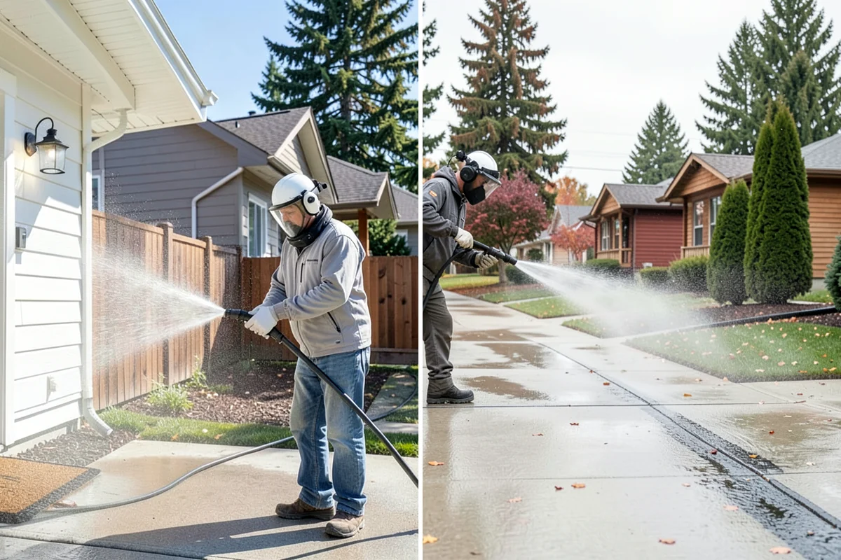 Driveway Gum Removal in SeaTac, King County, WA - Locate and count the gum deposits