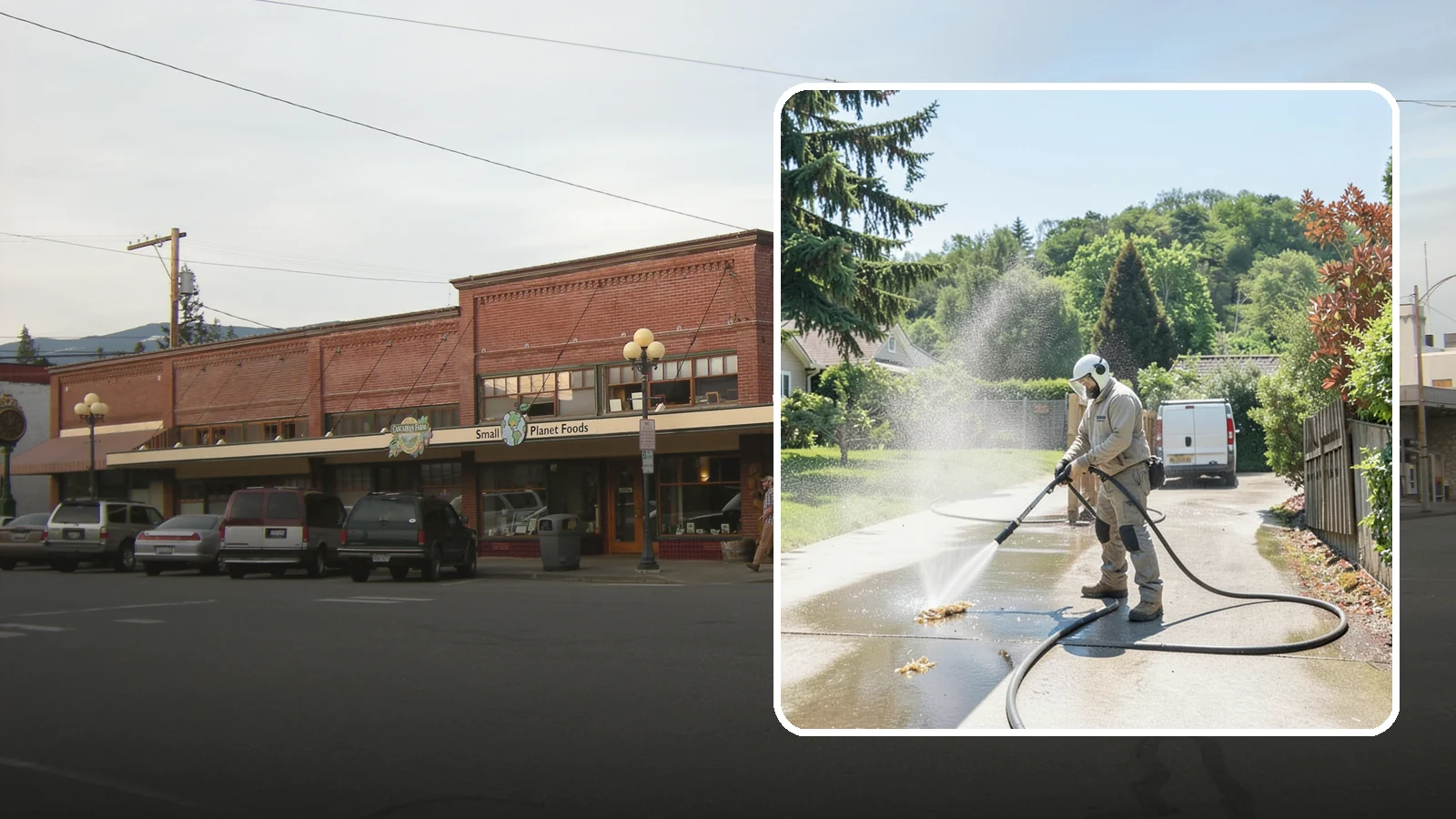 Driveway Gum Removal in Sedro-Woolley, Skagit County, WA - Removal of stuck-on gum that hardens onto driveways and entry areas in high-foot-traffic spots.