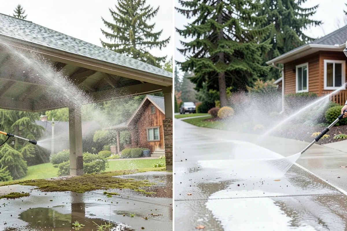 Driveway Gum Removal in Shoreline, King County, WA - Locate and count the gum deposits