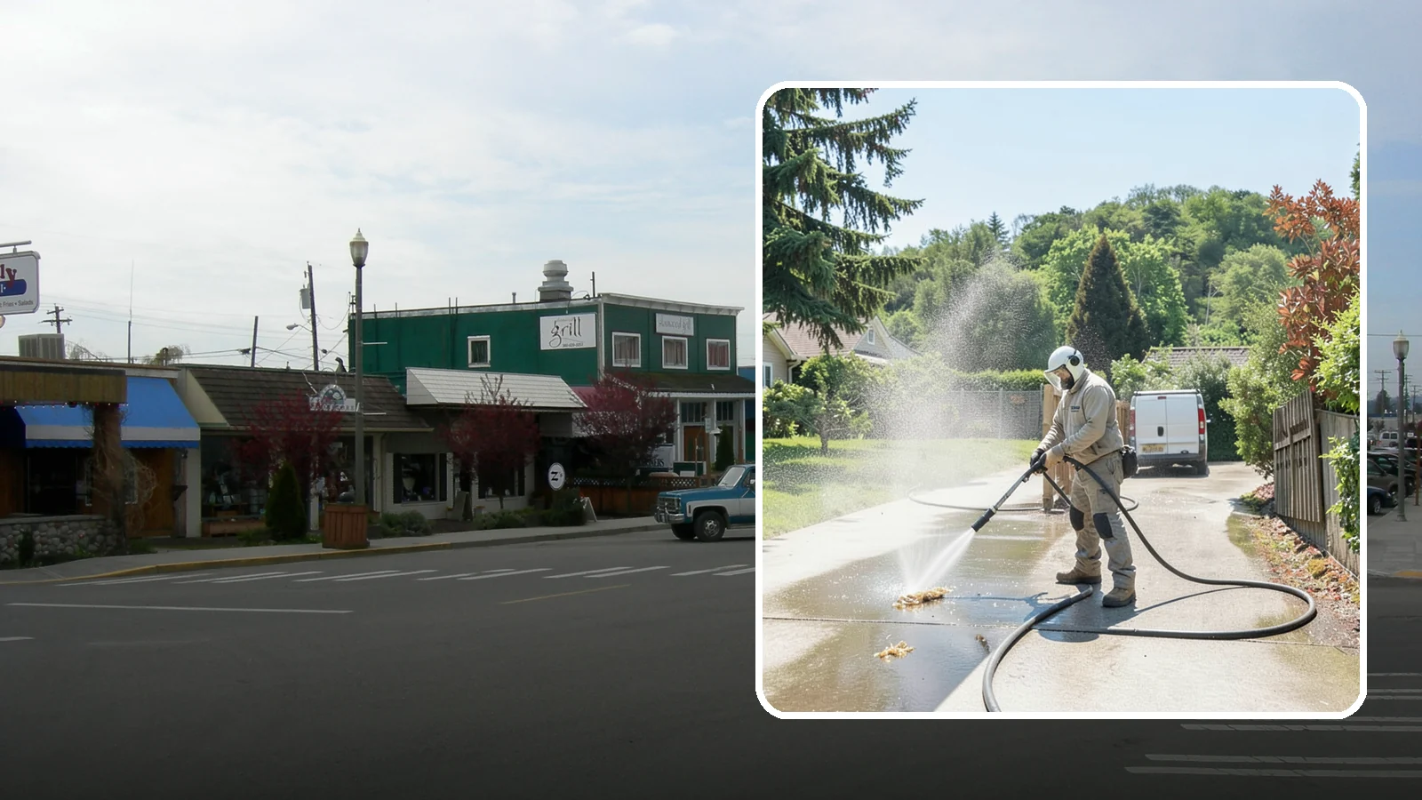 Driveway Gum Removal in Stanwood, Snohomish County, WA - Removal of stuck-on gum that hardens onto driveways and entry areas in high-foot-traffic spots.