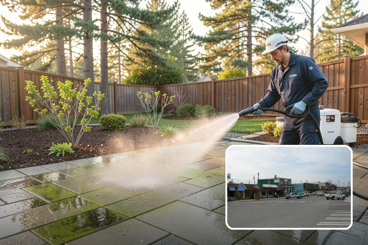 Driveway Gum Removal in Stanwood, Snohomish County, WA - Removes hardened gum without leaving residue