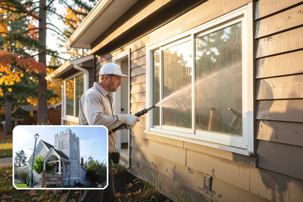 Driveway Gum Removal in Steilacoom, Pierce County, WA - Removes hardened gum without leaving residue