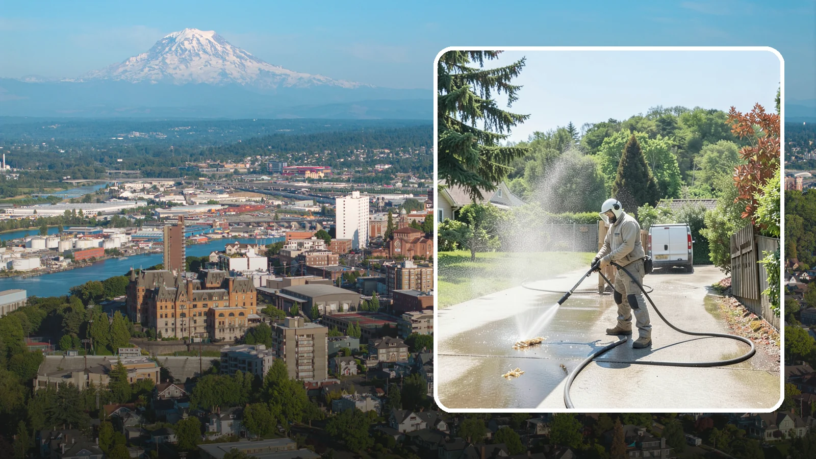 Driveway Gum Removal in Tacoma, Pierce County, WA - Removal of stuck-on gum that hardens onto driveways and entry areas in high-foot-traffic spots.
