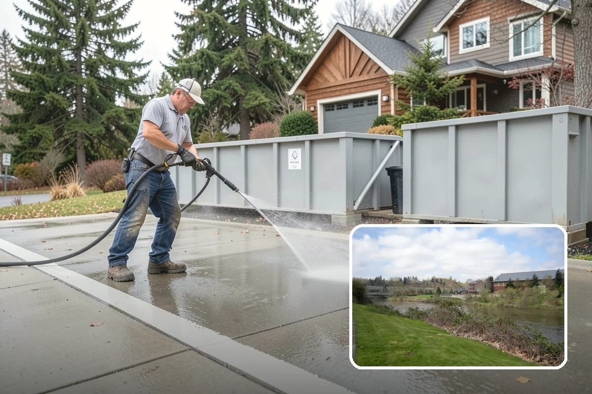 Driveway Gum Removal in Tukwila, King County, WA - Removes hardened gum without leaving residue