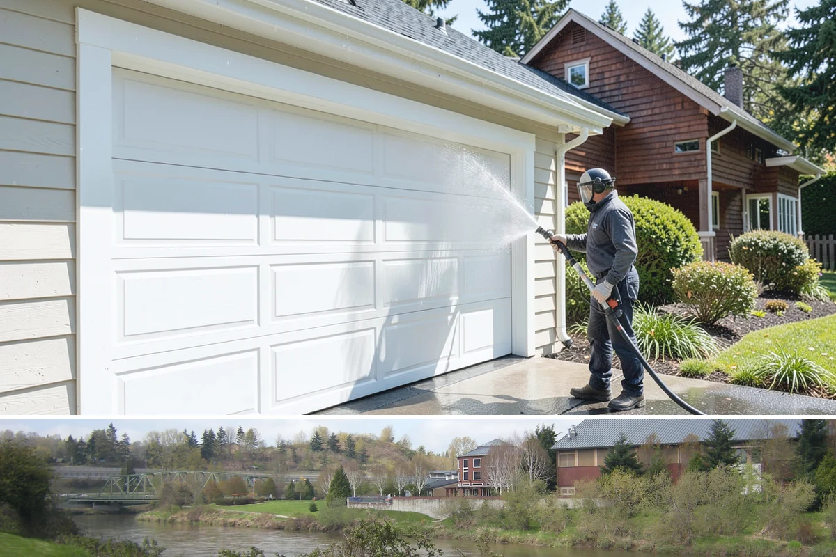 Driveway Gum Removal in Tukwila, King County, WA - Any dry day works, though warmer conditions soften gum and speed removal.