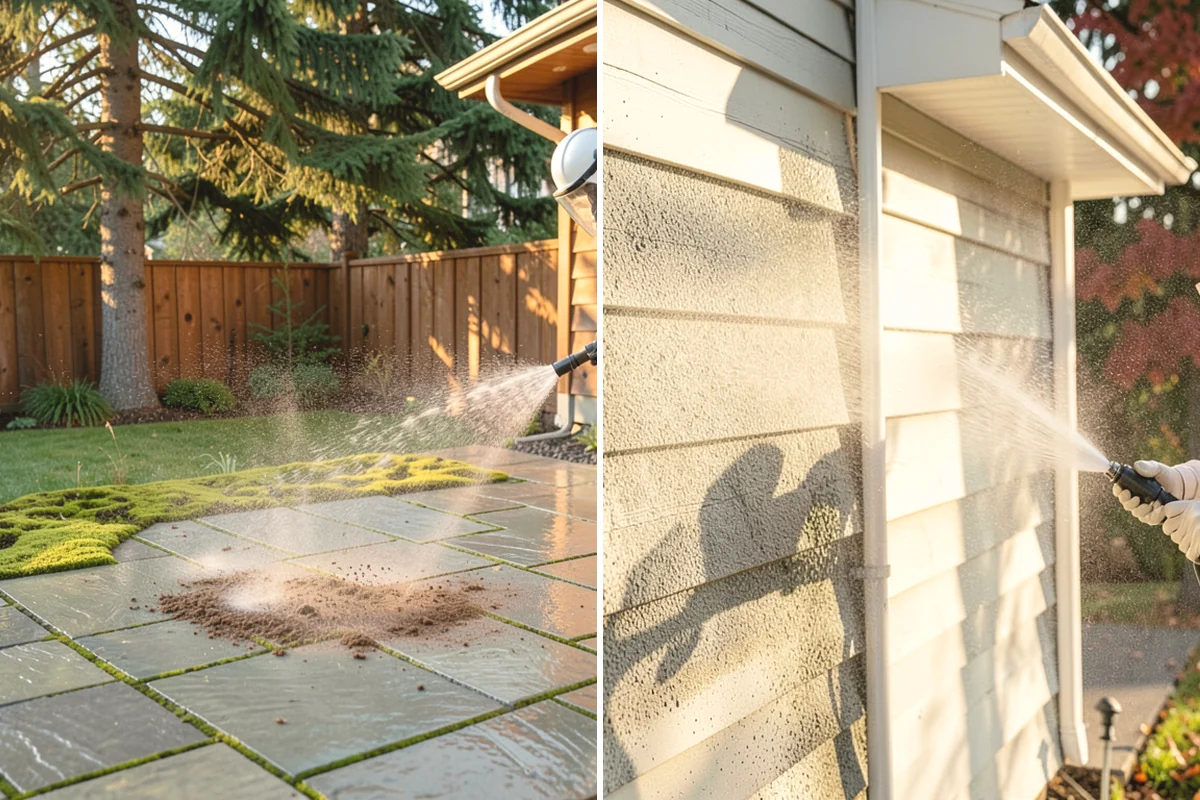 Driveway Gum Removal in University Place, Pierce County, WA - Locate and count the gum deposits