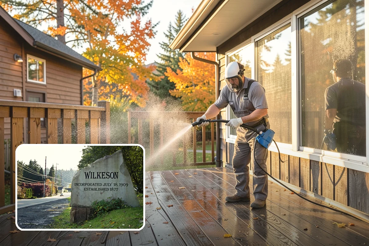Driveway Gum Removal in Wilkeson, Pierce County, WA - Removes hardened gum without leaving residue