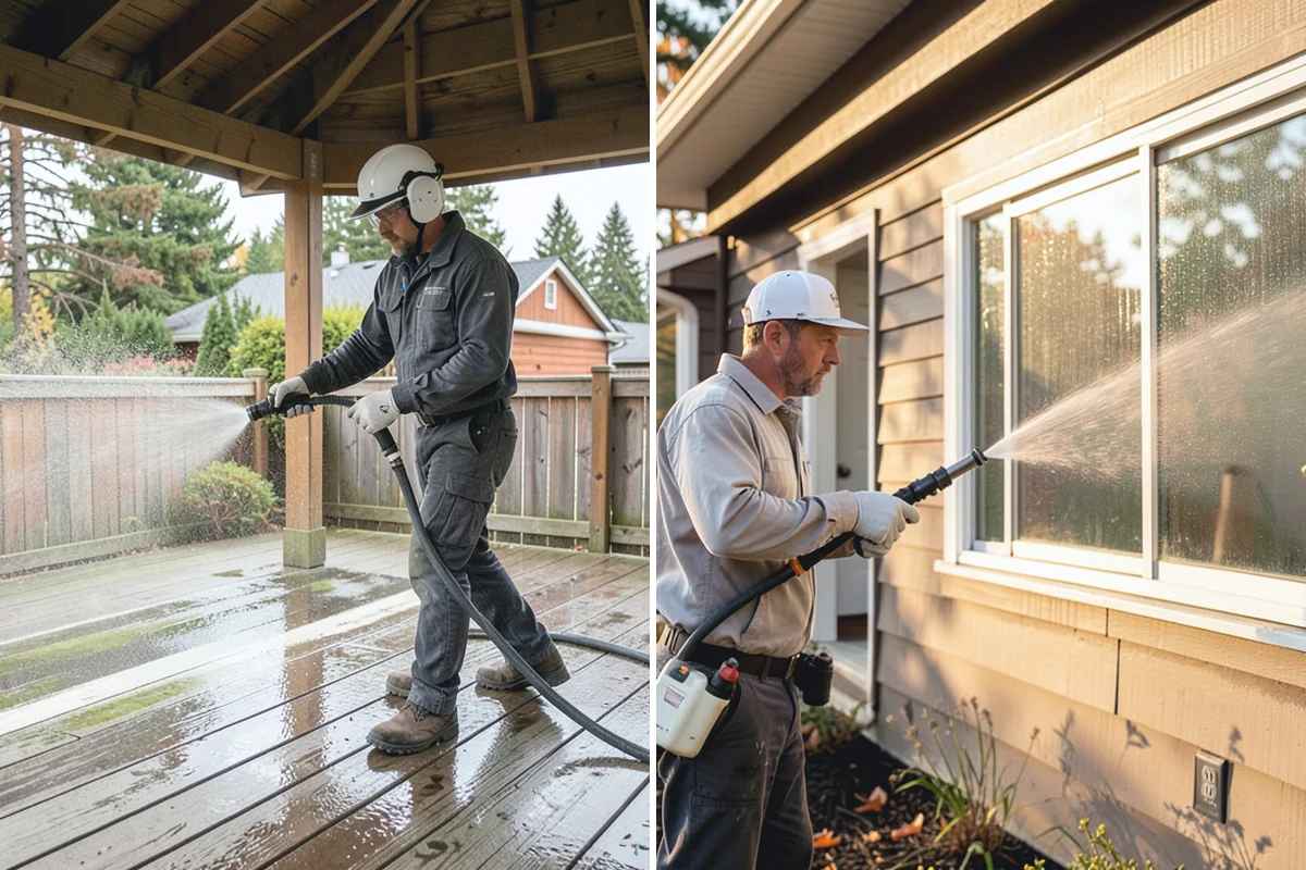 Driveway Gum Removal in Wilkeson, Pierce County, WA - Locate and count the gum deposits