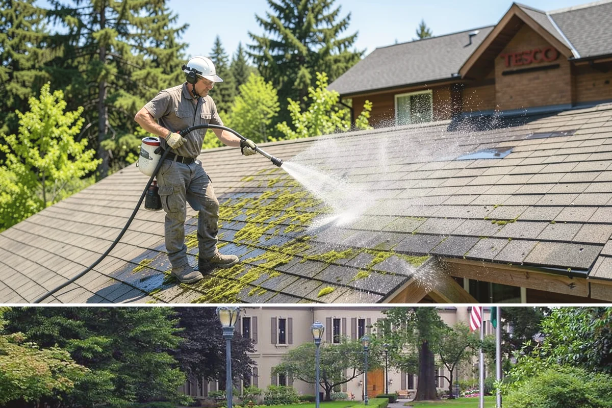 Driveway Gum Removal in Woodinville, King County, WA - Any dry day works, though warmer conditions soften gum and speed removal.