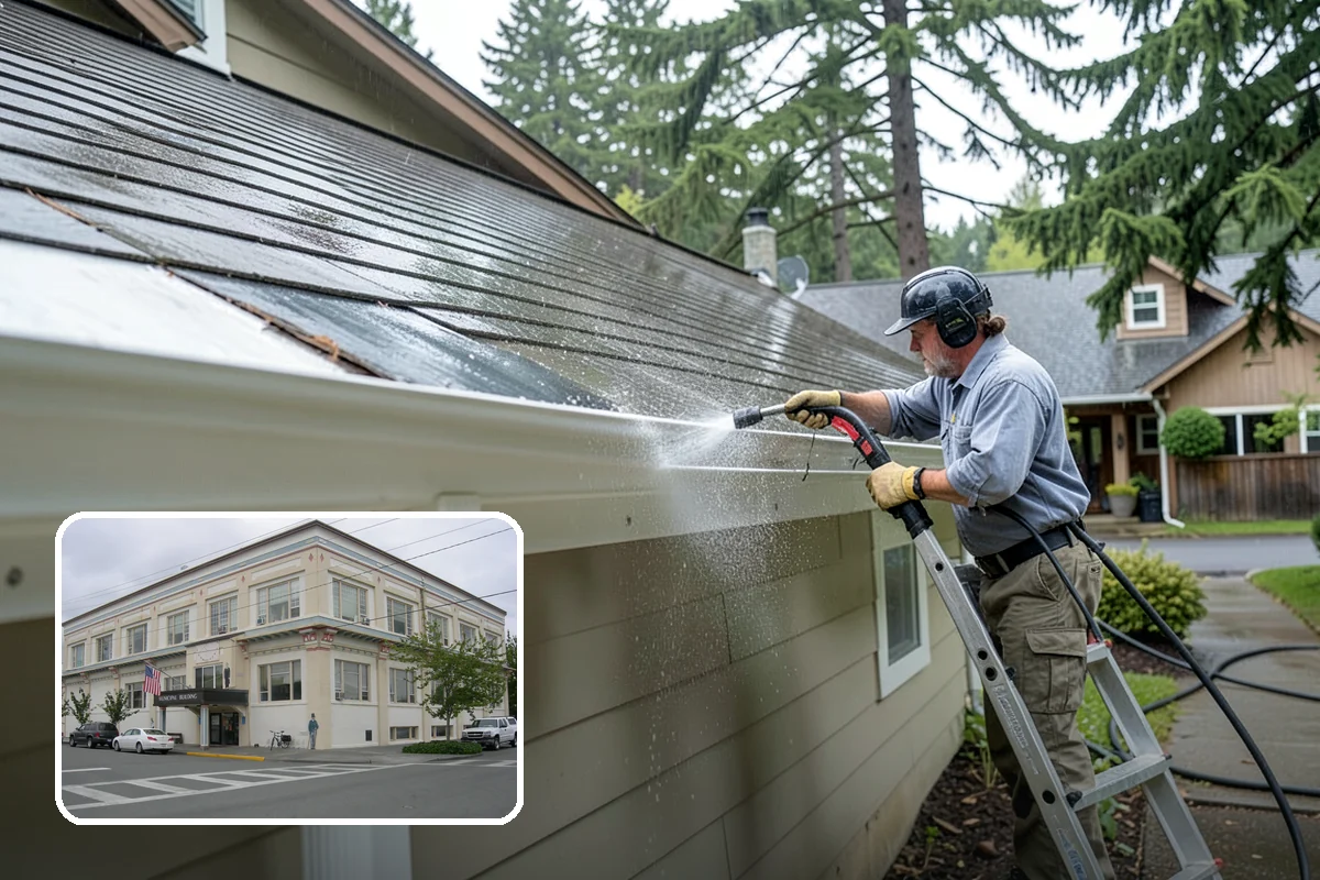 Driveway Oil Stain Removal in Anacortes, Skagit County, WA - Draws penetrated oil out of porous concrete