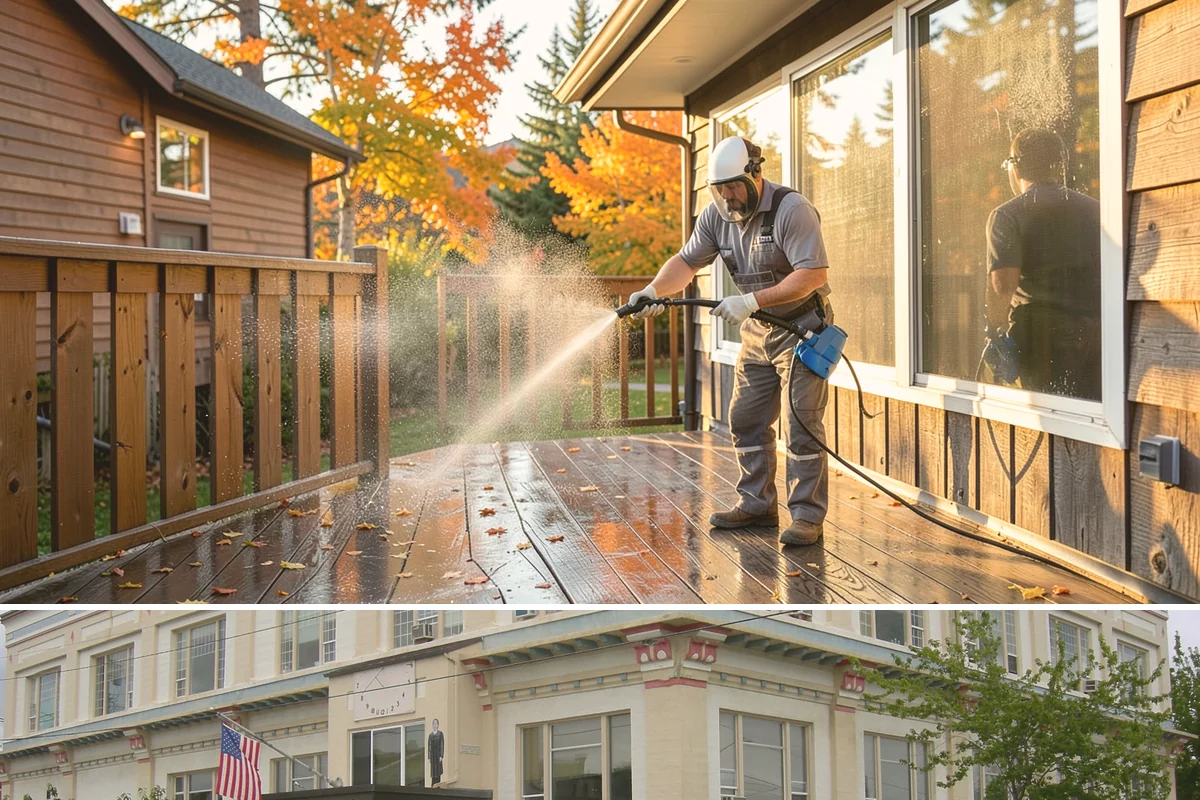 Driveway Oil Stain Removal in Anacortes, Skagit County, WA - Warmer summer temperatures help degreasers work faster and lift oil more effectively.