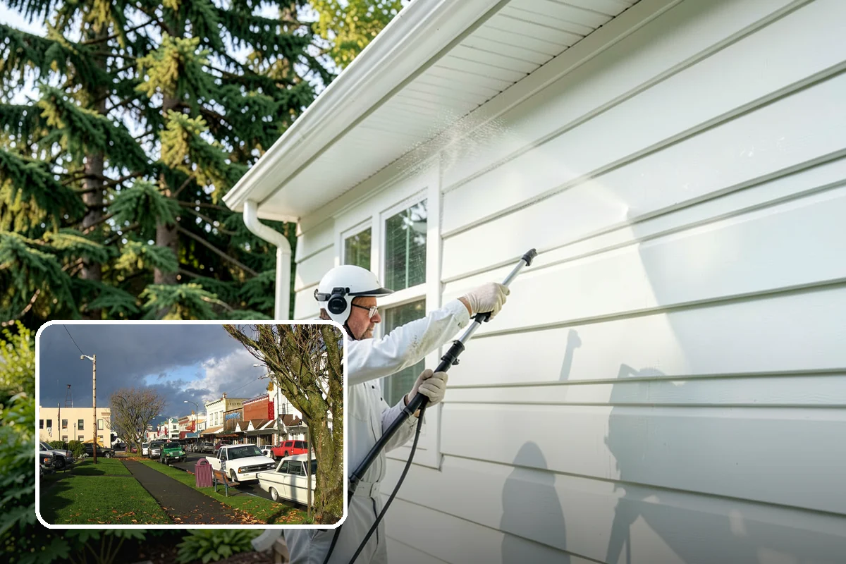 Driveway Oil Stain Removal in Arlington, Snohomish County, WA - Draws penetrated oil out of porous concrete