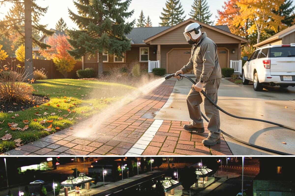 Driveway Oil Stain Removal in Auburn, King County, WA - Warmer summer temperatures help degreasers work faster and lift oil more effectively.