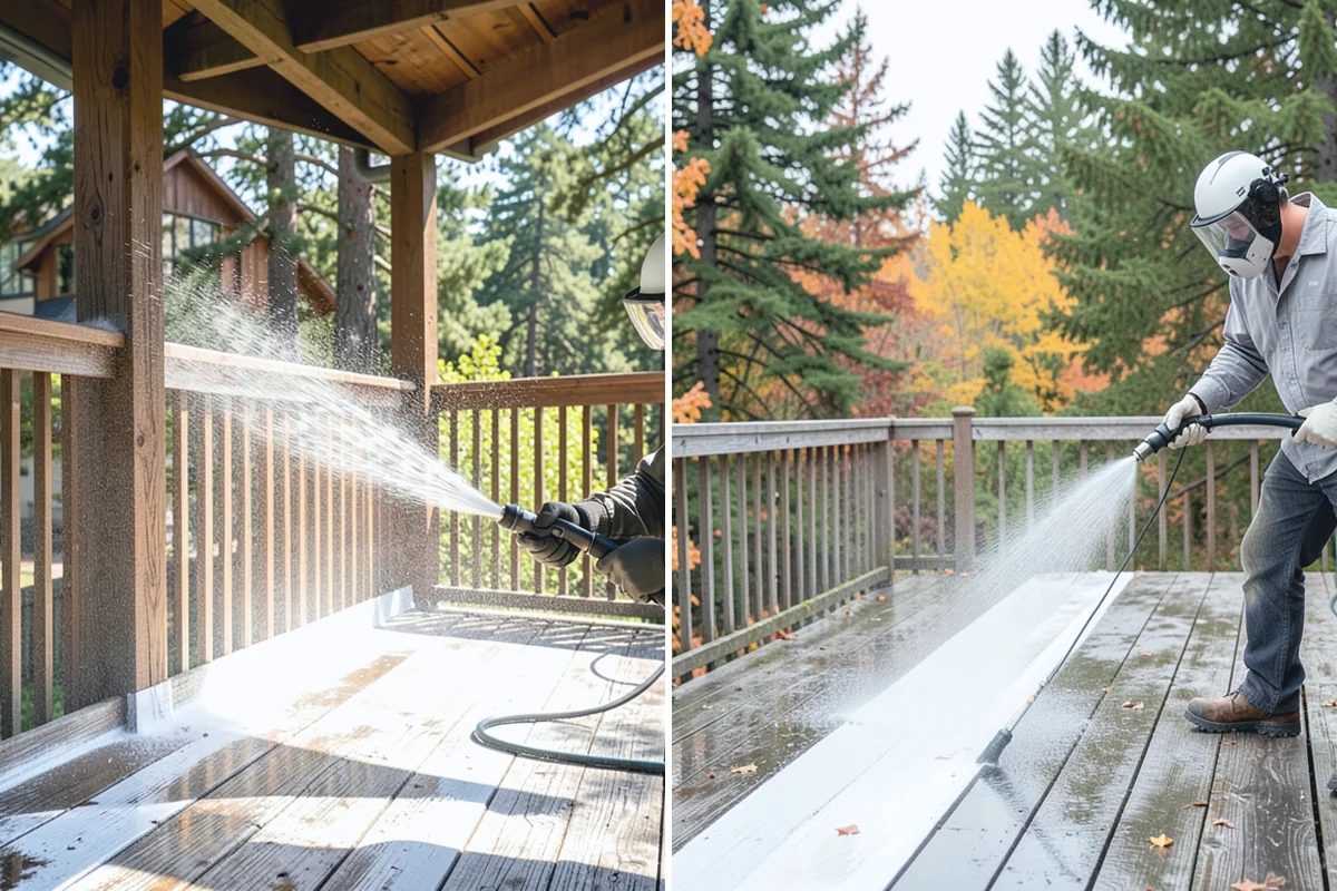 Driveway Oil Stain Removal in Beaux Arts Village, King County, WA - Assess the age and depth of the oil staining