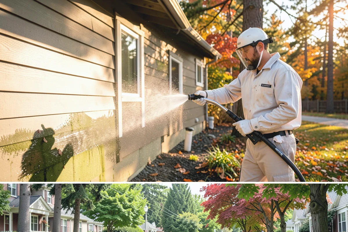 Driveway Oil Stain Removal in Beaux Arts Village, King County, WA - Warmer summer temperatures help degreasers work faster and lift oil more effectively.