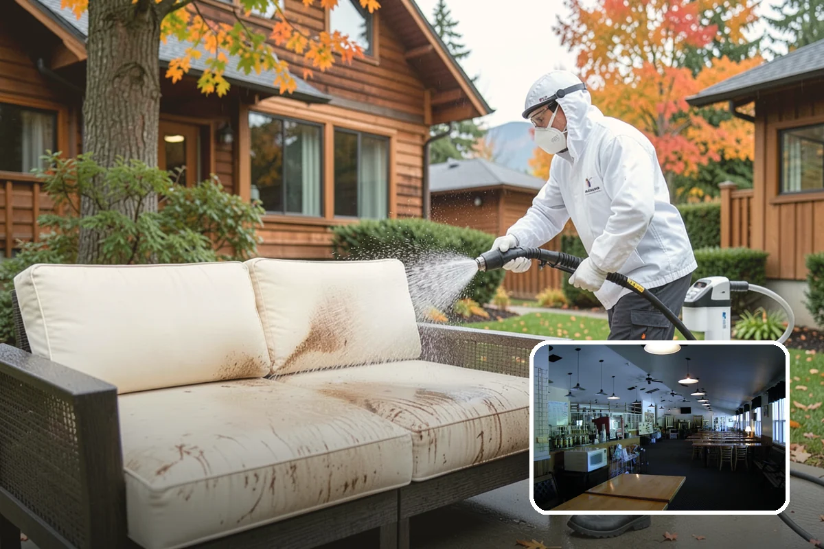 Driveway Oil Stain Removal in Black Diamond, King County, WA - Draws penetrated oil out of porous concrete