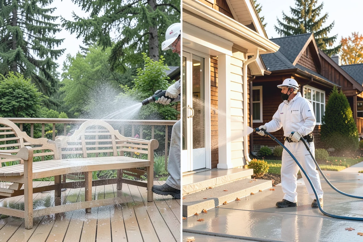 Driveway Oil Stain Removal in Bonney Lake, Pierce County, WA - Assess the age and depth of the oil staining