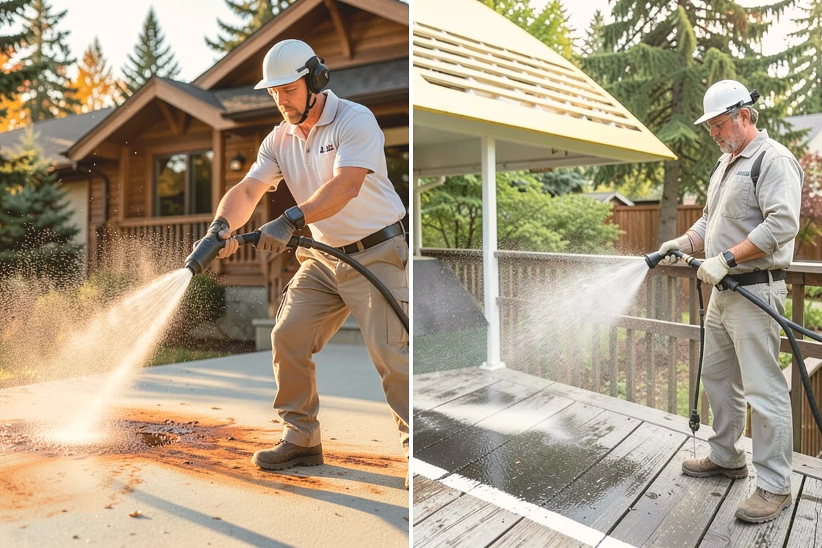Driveway Oil Stain Removal in Bothell, King County, WA - Assess the age and depth of the oil staining