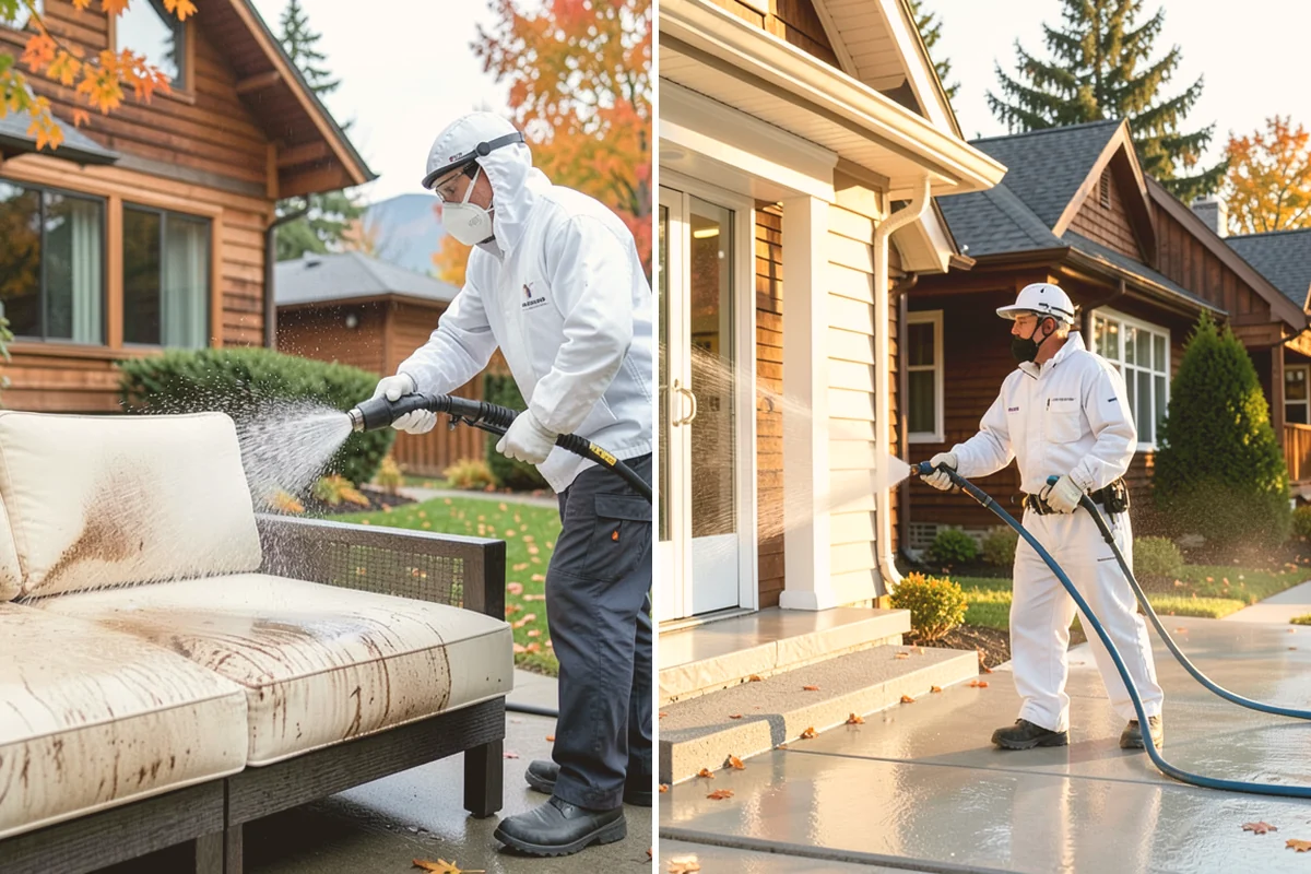 Driveway Oil Stain Removal in Brier, Snohomish County, WA - Assess the age and depth of the oil staining