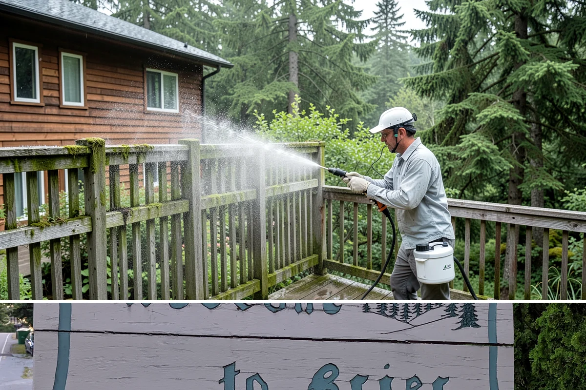 Driveway Oil Stain Removal in Brier, Snohomish County, WA - Warmer summer temperatures help degreasers work faster and lift oil more effectively.