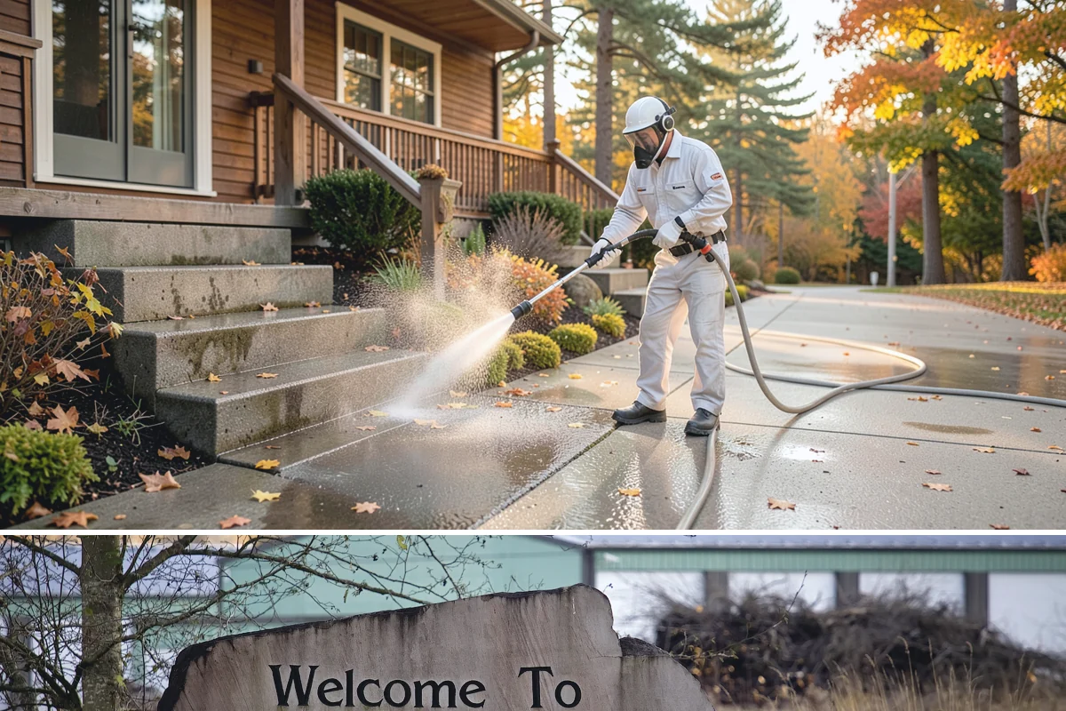 Driveway Oil Stain Removal in Buckley, Pierce County, WA - Warmer summer temperatures help degreasers work faster and lift oil more effectively.