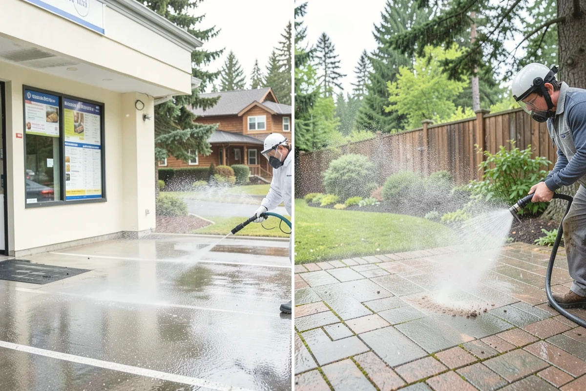 Driveway Oil Stain Removal in Burien, King County, WA - Assess the age and depth of the oil staining