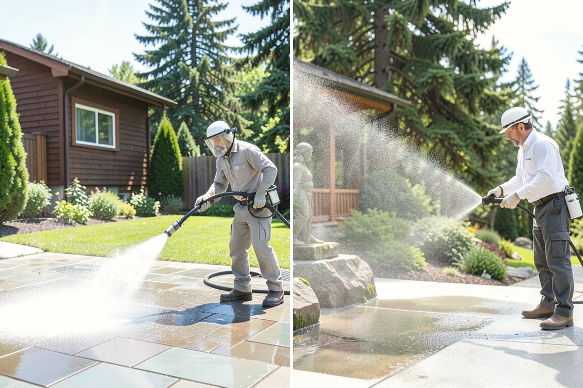 Driveway Oil Stain Removal in Carbonado, Pierce County, WA - Assess the age and depth of the oil staining