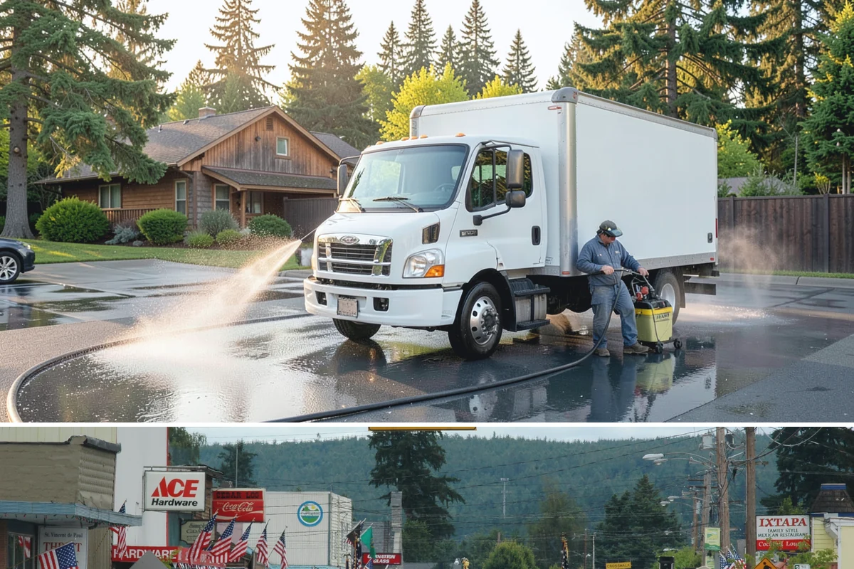 Driveway Oil Stain Removal in Carnation, King County, WA - Warmer summer temperatures help degreasers work faster and lift oil more effectively.