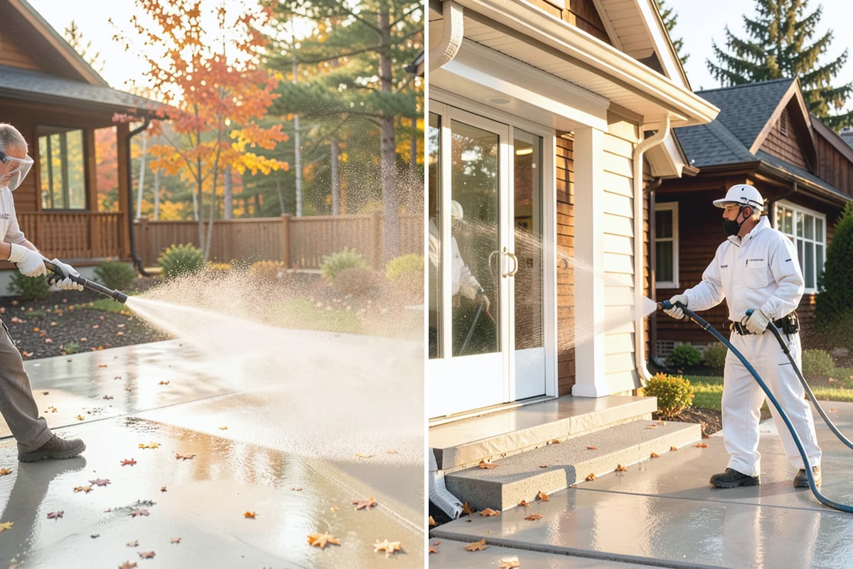 Driveway Oil Stain Removal in Coupeville, Island County, WA - Assess the age and depth of the oil staining