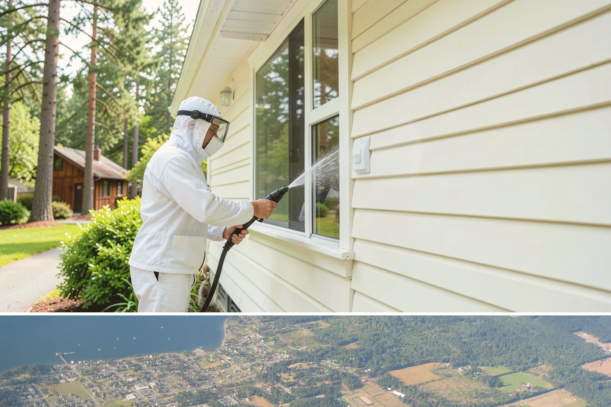 Driveway Oil Stain Removal in Coupeville, Island County, WA - Warmer summer temperatures help degreasers work faster and lift oil more effectively.