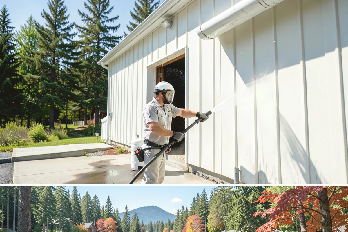 Driveway Oil Stain Removal in Covington, King County, WA - Warmer summer temperatures help degreasers work faster and lift oil more effectively.